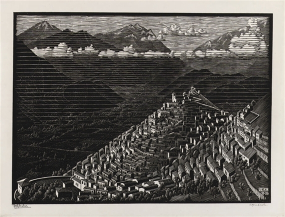 Morano Calabria (B. 136) by Maurits Cornelis Escher, 1930