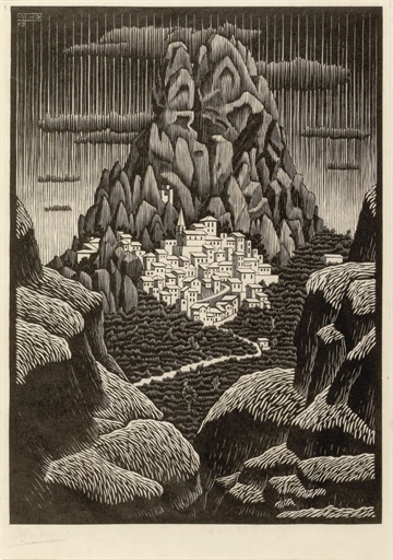 Pentedattilo (Panorama), Calabria (B. 141)