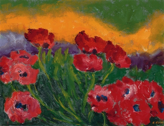 Mohn by Emil Nolde, 1950