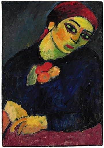 Artwork by Alexej von Jawlensky, Hélène, Made of oil on board