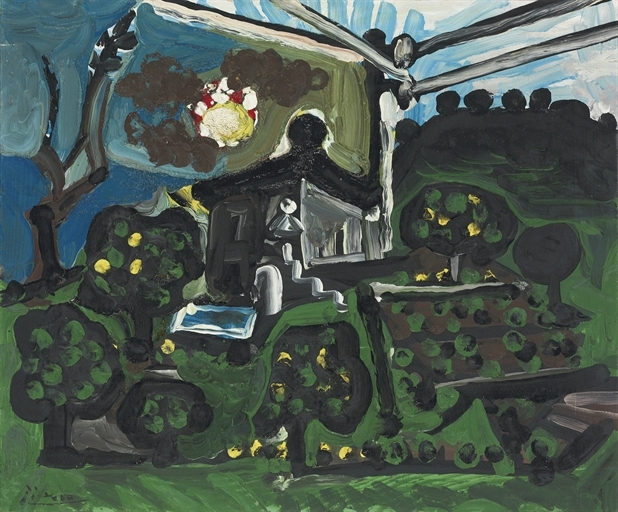 La villa au crépuscule by Pablo Picasso, 1951