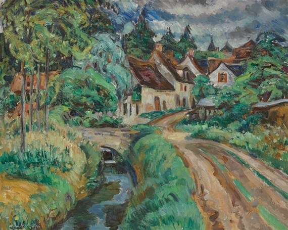 Louis Ritman | Road to the Village (1925) | MutualArt