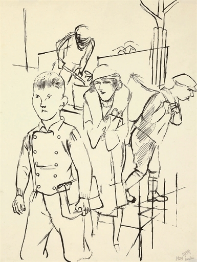 Schuljunge by George Grosz, 1929
