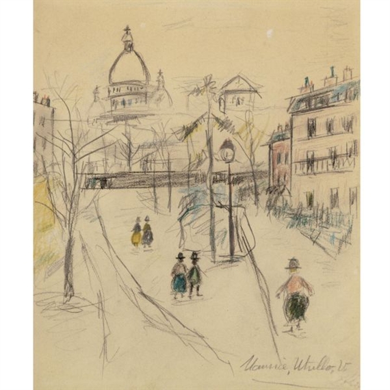 MONTMARTRE by Maurice Utrillo, 1933-1935