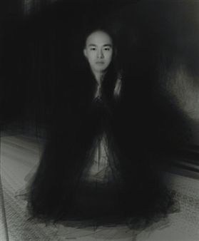 Piling Portraits of 35 Esoteric Buddhist Monks of the Shingon Sect Studying at Kohya Mountain Speciality School, Wakayama from Portrait of Our Face, 2003 - Ken Kitano