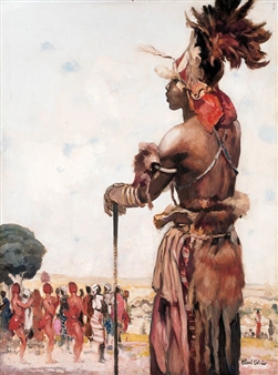 The red dancers - Fernand Allard L'Olivier