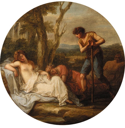 The Triumph of Venus; Cimon and Iphigenia by Angelica Kauffmann