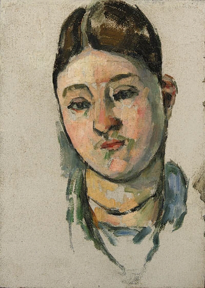 Artwork by Paul Cézanne, Portrait de Madame Czanne, Made of oil on canvas