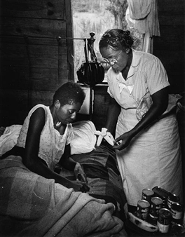 W. Eugene Smith | Nurse Midwife, Maud Callen Cases Pain of Birth - Life and Death (1951) | MutualArt