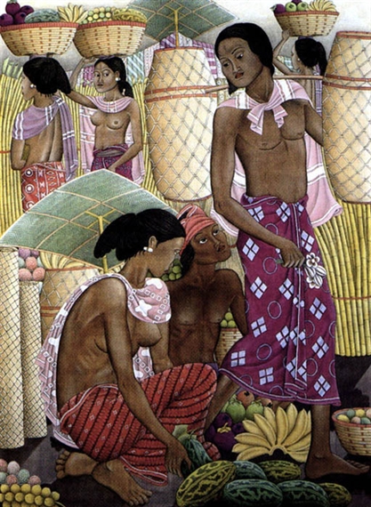 Fruit market by Dewa Putu Bedil