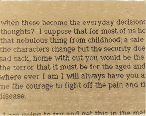 Untitled (Lover's Letter) by Felix González-Torres, 1991