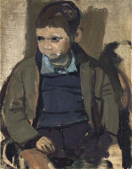 Boy in Blue Jersey by Joan Kathleen Hardy Eardley, 1953