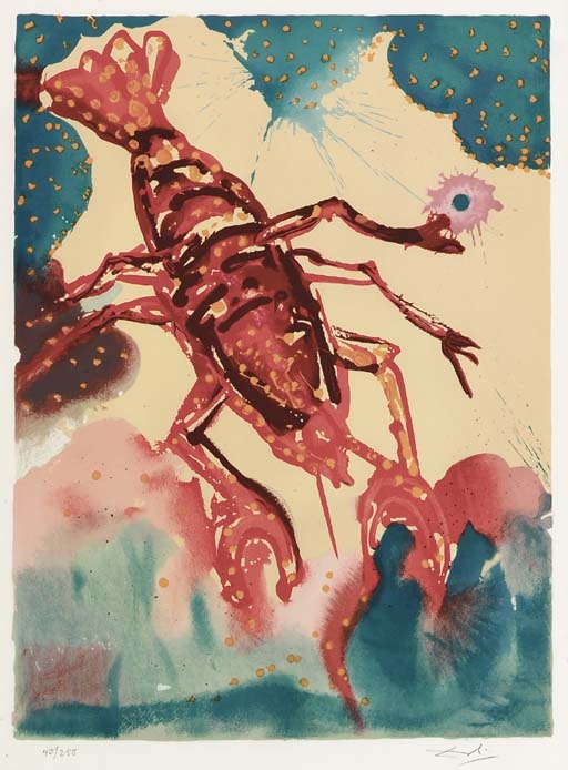 Nicolas Sokoloff, The Twelve Signs of the Zodiac, Paris and New York, Léon Amiel (Michler and Löpsinger 1181-92) by Salvador Dalí, 1967