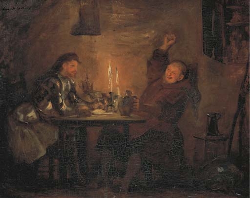 L'Ermite de Copmanhurst by Eugène Delacroix, 1833