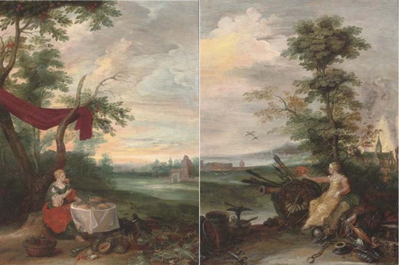 Jan Brueghel the Younger | Adam and Eve in the Garden of Eden | MutualArt