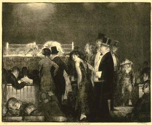 Preliminaries (Preliminaries to the Big Bout) (Mason 24) by George Bellows, 1916