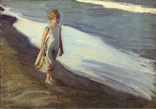 Joaquin Sorolla y Bastida | STUDY FOR SAD INHERITANCE (1906) | MutualArt