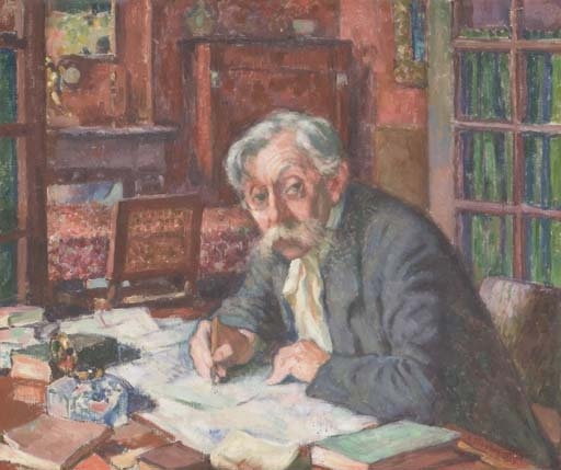 Emile Verhaeren writing