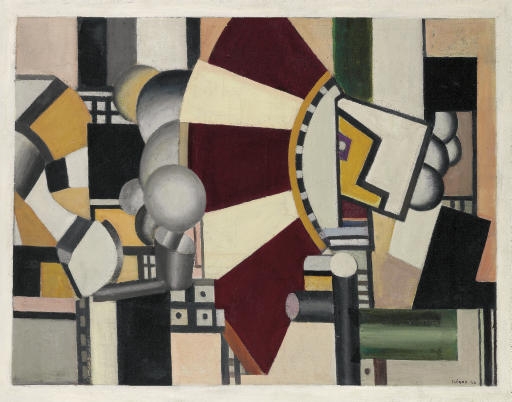 Fernand Léger | La femme en rouge et vert (1914) | MutualArt