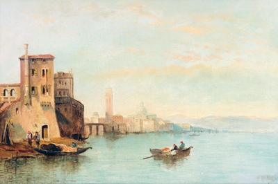 The Lagoon at Venice by William Meadows