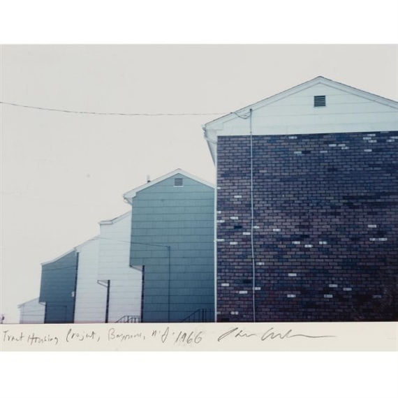 TRACT HOUSING PROJECT, BAYONNE, N.J. by Dan Graham, 1966