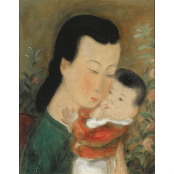 MATERNITÉ (MATERNITY) by Lê Phổ, 1942