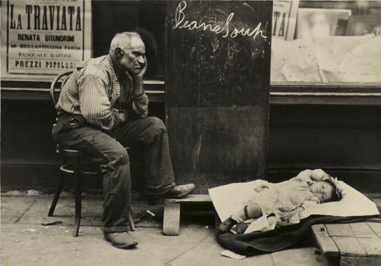 Fresh Air for the Baby, N.Y., East Side by Lewis Hine, 1910