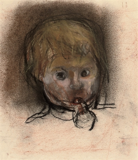 Study of a young girl by Joan Kathleen Hardy Eardley