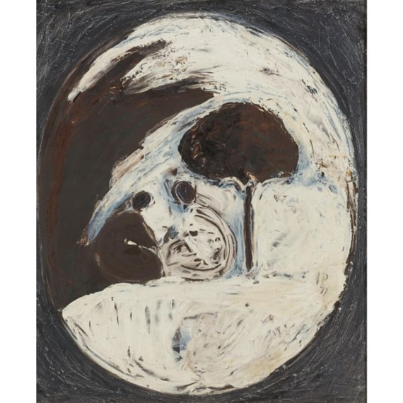 Untitled (Two Men Under a Tree) by Ivan Peries, 1971