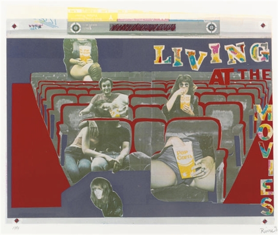 Larry Rivers | Living at the Movies (1974) | MutualArt