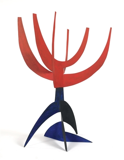Artwork by Alexander Calder, Artichaut, Made of painted sheet metal