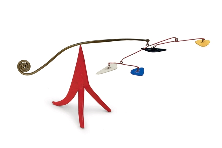 Artwork by Alexander Calder, Horizontal Polychromes, Made of painted sheet metal, brass and wire