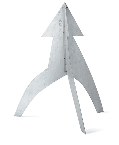Artwork by Alexander Calder, Untitled (maquette), Made of stabile--sheet metal and bolts