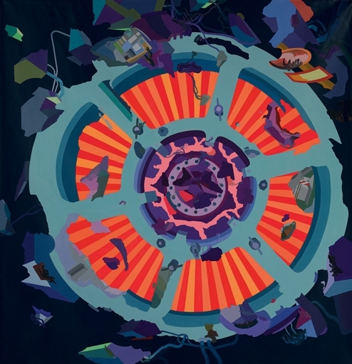 The Public Order I by Franz Ackermann, 2004