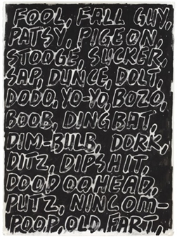 Mel Bochner: Recent Drawings - Lawrence Markey