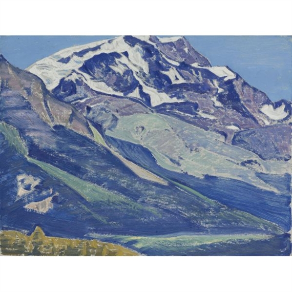 St. Mortiz from the Switzerland Series, 1923 by Nicholas Roerich, 1923