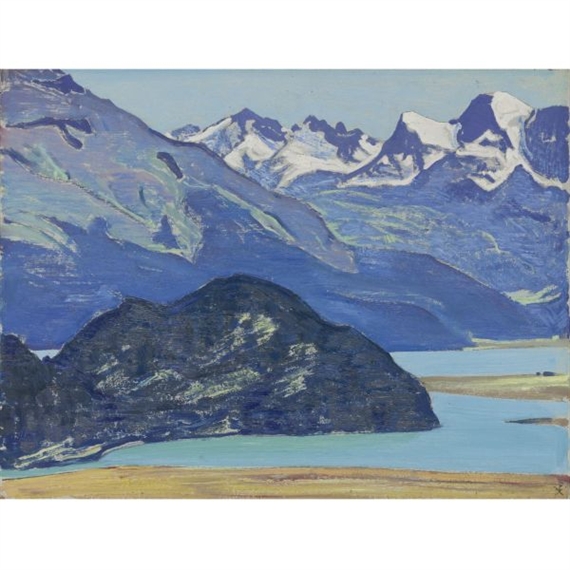 St. Mortiz from the Switzerland Series, 1923 by Nicholas Roerich, 1923