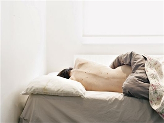 From the series Plucked (Lying figure 1) - Geir Moseid