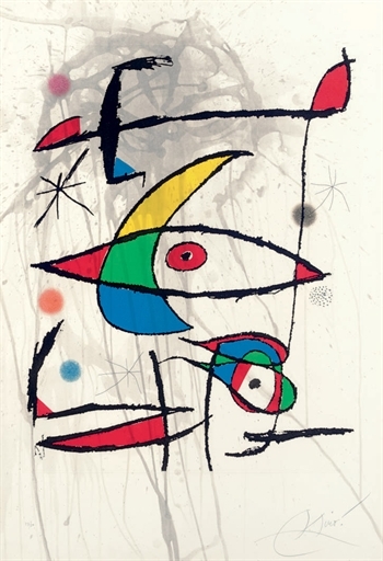 L'OEil de la Lune (D. 744) by Joan Miró, 1975
