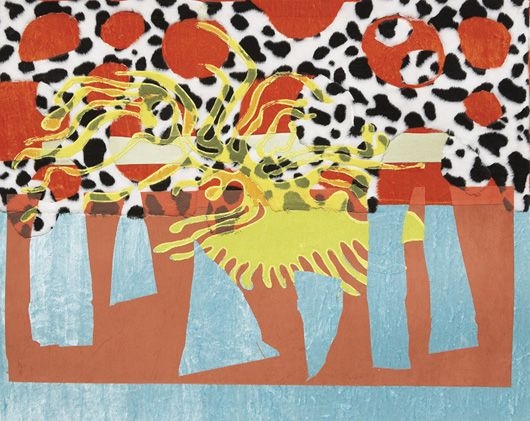 Turning Paper by Jessica Stockholder, 2000