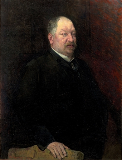 Portrait of the collector Camille Laurent by Théo van Rysselberghe
