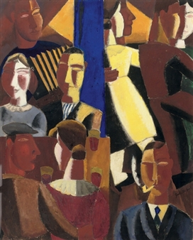 De danszaal: the ballroom - Gustave de Smet