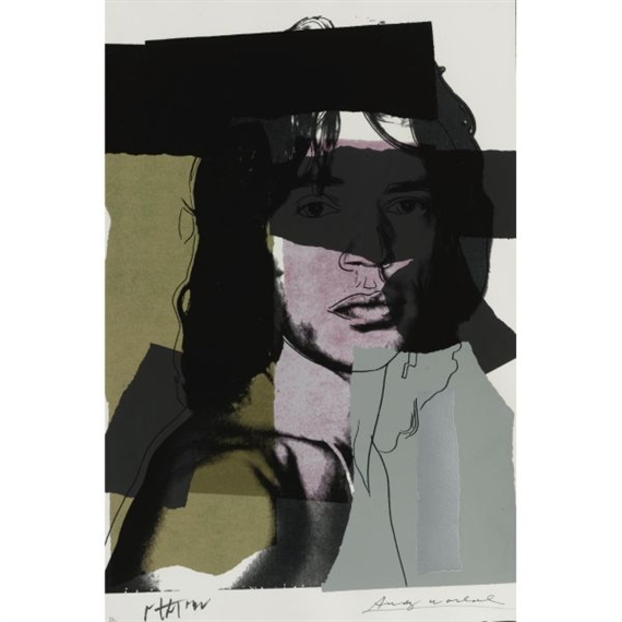 MICK JAGGER by Andy Warhol, 1975