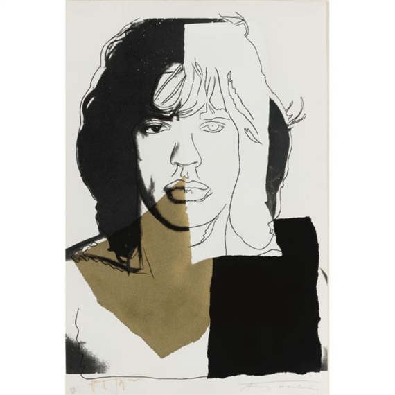 MICK JAGGER by Andy Warhol, 1975