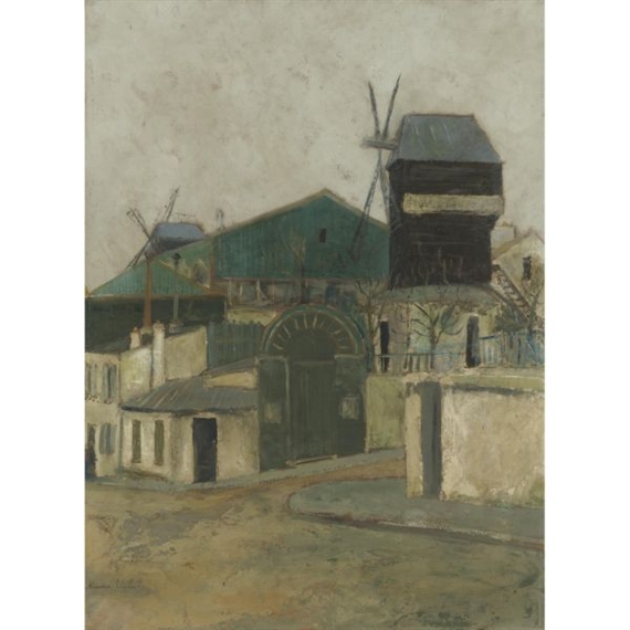 LE MOULIN DE LA GALETTE by Maurice Utrillo, circa 1910