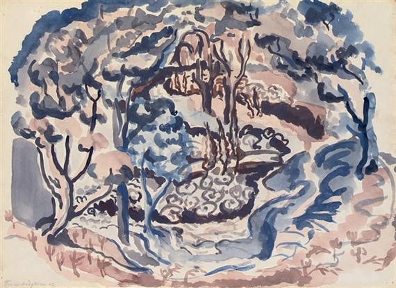 A Grove by Frances Hodgkins