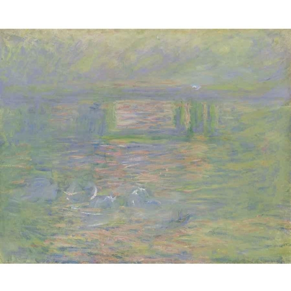 CHARING CROSS BRIDGE by Claude Monet, Painted between 1899-1901.