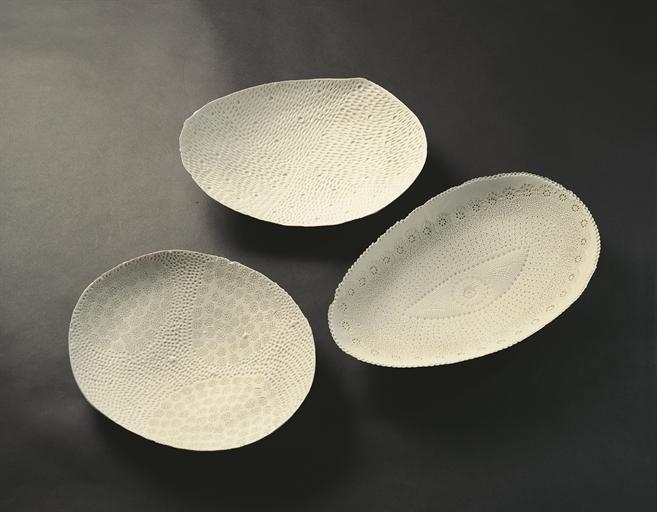 Artwork by Jason Lim, Untitled (Rough cut series), Made of high-fired porcelain