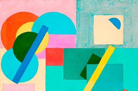 CONSTRUCTIVE PAINTING by Ralph Balson, 1941