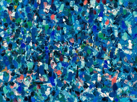 NON-OBJECTIVE by Ralph Balson, 1958